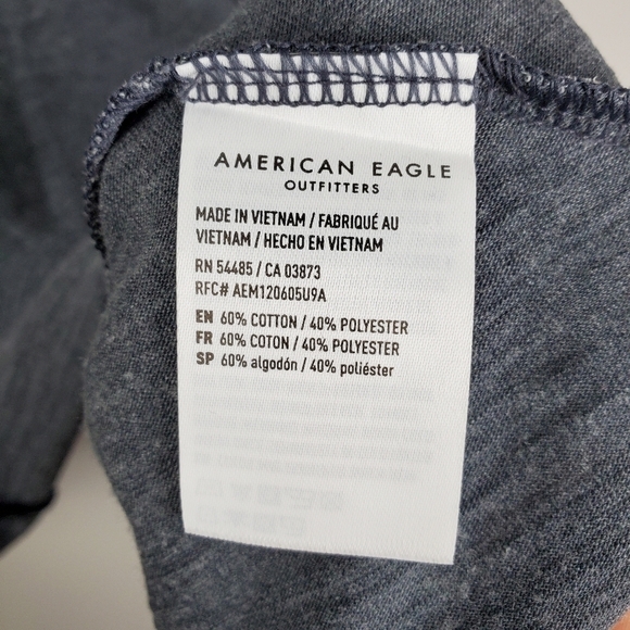 American Eagle Gray top XS - Picture 4 of 5